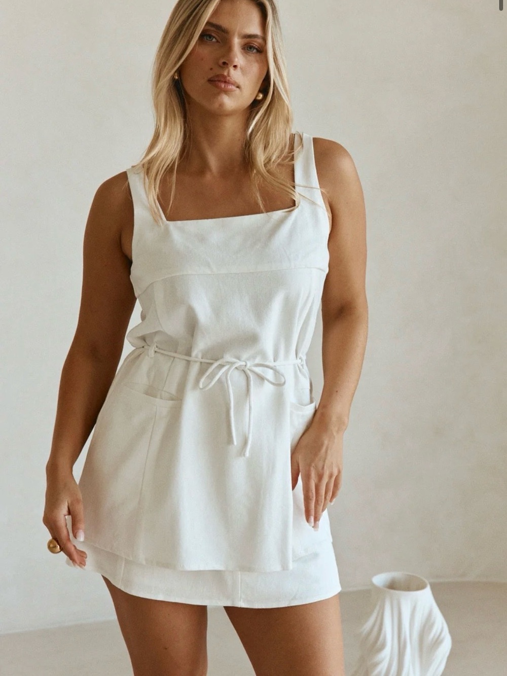 SABO Davina White Skirt Set